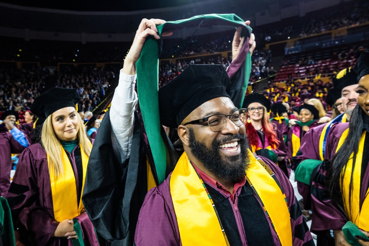 President Crow exhorts new grads to 'make this country better, stronger